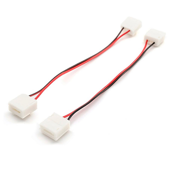 Комплект коннекторов Apeyron Electrics 09-14 (2 клипсы с проводами) для одноцветной светодиодной ленты 12В 10мм IP65 - Светильники - Cветодиодные ленты - . Магазин оборудования для автономного и резервного электропитания Ekosolar.ru в Домодедово