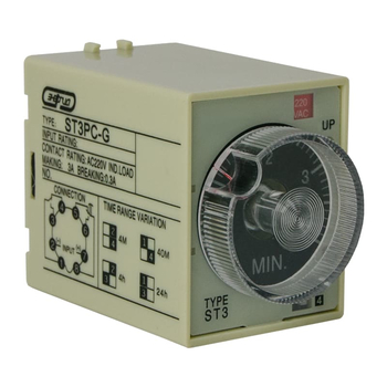 Реле времени 220V ST3PC-G (4-24h) Энергия - Электрика, НВА - Реле, автоматизация и управление - Реле времени - . Магазин оборудования для автономного и резервного электропитания Ekosolar.ru в Домодедово