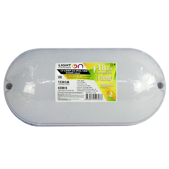 Банник LT-LBWP-03-IP65-18W-6500К LED овальный - Светильники - Для ЖКХ - . Магазин оборудования для автономного и резервного электропитания Ekosolar.ru в Домодедово