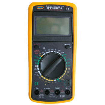 Мультиметр DT 9207 Энергия - Электрика, НВА - Измерительный инструмент - Мультимеры - . Магазин оборудования для автономного и резервного электропитания Ekosolar.ru в Домодедово