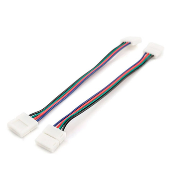 Комплект коннекторов Apeyron Electrics 09-12 (2 клипсы с проводами) для RGB-светодиодной ленты 12В IP20 10 мм - Светильники - Cветодиодные ленты - . Магазин оборудования для автономного и резервного электропитания Ekosolar.ru в Домодедово