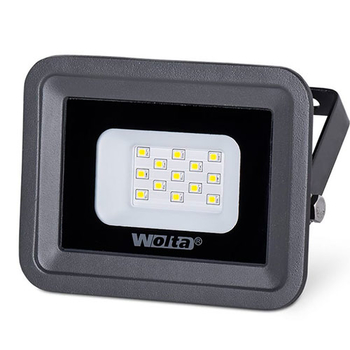 Светодиодный прожектор WOLTA WFL-10W/06W серый 5500K 10Вт SMD IP65 850Лм - Светильники - Прожекторы - . Магазин оборудования для автономного и резервного электропитания Ekosolar.ru в Домодедово